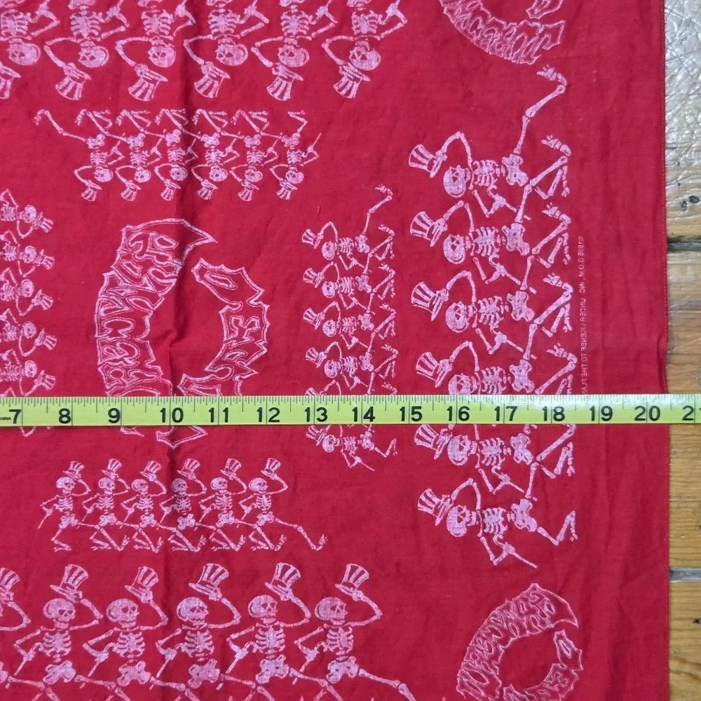 Vintage 1995 Grateful Dead Red Bandana